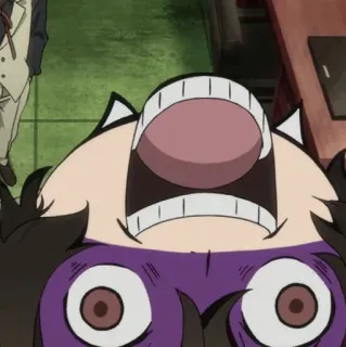 ✨ d8d2dc64 Anime, Kartun, Lucu, Wajah, Berlebihan, Ekspresi whatsapp sticker