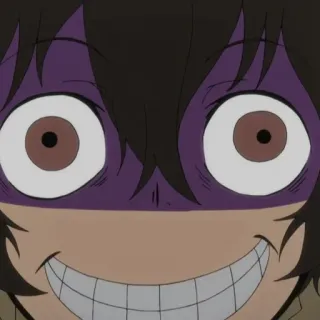 ✨ e8a703fb Anime, Seram, Senyum, Gila, Manik, Mata whatsapp sticker