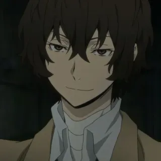 ✨ fbb95392 Osamu Dazai Bungou Stray Dogs Anime, Karakter, Manga, Bungou Stray Dogs, Osamu Dazai whatsapp sticker