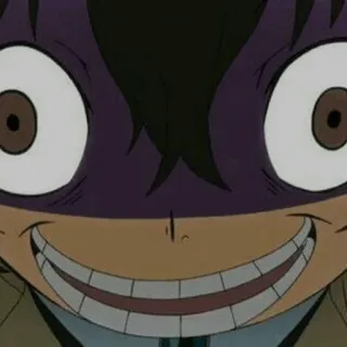 🤪 036fda29 动漫, 邪恶, 恐怖, 微笑, 疯狂 telegram sticker