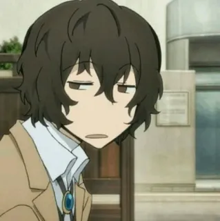 😒 3ebad736 Osamu Dazai Bungo Stray Dogs 动漫, 太宰, 文豪野犬, 角色, 得意, Osamu telegram sticker
