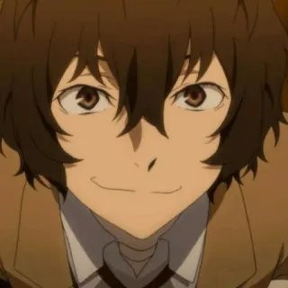 😀 56eb5898 Dazai Osamu Bungou Stray Dogs 动漫, 太宰, 文豪野犬, 治, 角色 telegram sticker