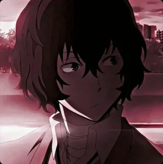 Dazai | @silent_queen🎐 whatsapp stickers