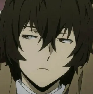 🤨 f468c84b Dazai Osamu Bungo Stray Dogs 动漫, 太宰, 文豪野犬, 漫画, 自杀 telegram sticker