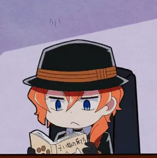 🥀 530c7b6d 子いぬの育ち方 anime, leitura, chibi, livro telegram sticker
