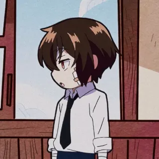 🥀 92ff03aa Anime, Desenho animado, Personagem, Menino, Triste telegram sticker