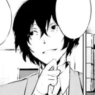 📓 77e6acd5 Osamu Dazai Bungo Stray Dogs Anime, Mangá, Personagem, Dazai, Bungo Stray Dogs telegram sticker
