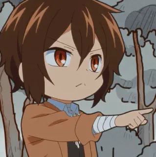 🍷 53b8a703 Anime, Manga, Pointer, Personnage, Chibi, Dessin animé whatsapp sticker