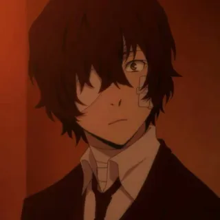 🗝 b82d027e Dazai Osamu Bungou Stray Dogs anime, manga, dazai, bungou stray dogs, character telegram sticker
