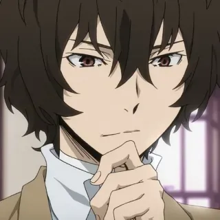 ✨ 24840913 Osamu Dazai Bungou Stray Dogs Anime, Personagem, Dazai, Bungou Stray Dogs whatsapp sticker