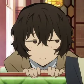 ✨ 7fa7fb61 Osamu Dazai Bungou Stray Dogs Anime, Bungou Stray Dogs, Dazai, Osamu Dazai, Fofo whatsapp sticker