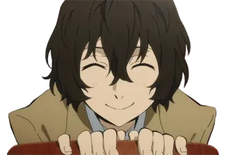 ☺️ 1a676fa1 Osamu Dazai Bungou Stray Dogs Anime, Bungou Stray Dogs, Dazai, Osamu Dazai, Personnage telegram sticker