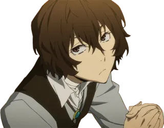 Дазай псина whatsapp stickers