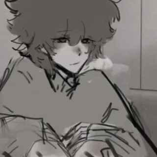 🍵 446ff5e5 Anime, Manga, Kunst, Tekening, Illustratie, Schets telegram sticker