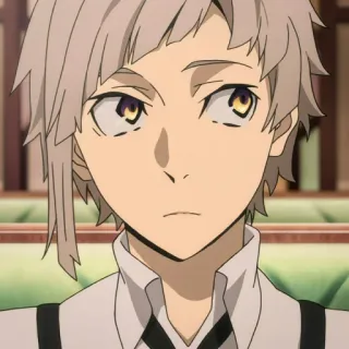 🍨 11a83ebe Atsushi Nakajima Bungou Stray Dogs Anime, Postać, Portret, Manga, Atsushi, Bungou Stray Dogs whatsapp sticker