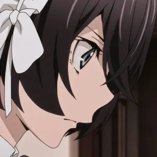 🥡 57d8b2fe Anime, Dziewczyna, Maid, Manga, Kreskówka whatsapp sticker