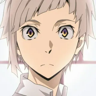 🍨 780215bc Atsushi Nakajima Bungo Stray Dogs Anime, Manga, Bungo Stray Dogs, Atsushi Nakajima, Postać, Portret whatsapp sticker