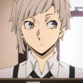 🍨 89aa946e Atsushi Nakajima Bungou Stray Dogs Anime, Chłopak, Atsushi, Bungou Stray Dogs, Postać whatsapp sticker
