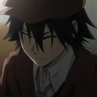 🍂 d810157f Ranpo Edogawa Bungou Stray Dogs Anime, Detektyw, Ranpo Edogawa, Bungou Stray Dogs, Tajemnica whatsapp sticker