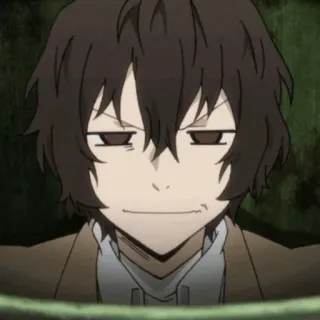🥂 6beec4b5 Osamu Dazai Bungou Stray Dogs Anime, Manga, Postać, Dazai, Bungou Stray Dogs, zarozumiały telegram sticker