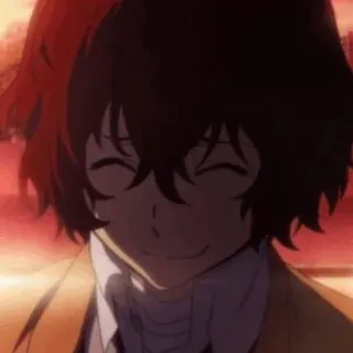 🥂 c16c2b9b Dazai Osamu Bungo Stray Dogs Anime, Manga, Postać, Dazai telegram sticker