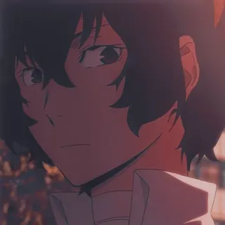 🔚 83402b5a Anime, Porträt, Mann, Cartoon, Figur, Illustration telegram sticker