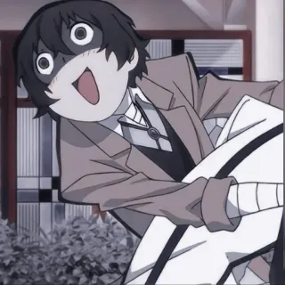 📜 aa23be69 Anime, Cartoon, aufgeregt, geschockt, Manga, verrückt telegram sticker