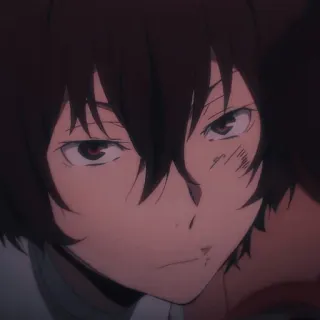 🏹 de3a57e5 Osamu Dazai Bungou Stray Dogs Anime, Osamu Dazai, Bungou Stray Dogs, Charakter, Porträt telegram sticker