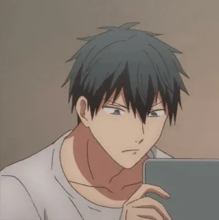 🎻 0581ed38 Anime, Manga, Portret, Kreskówka, Męski, Postać telegram sticker