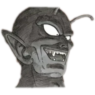 😈 7ff420ef 悪魔, 悪霊, モンスター, 悪役, 邪悪, ファンタジー, クリーチャー telegram sticker