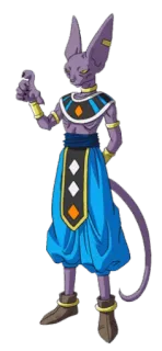 😠 c9075636 Beerus Dragon Ball アニメ, ドラゴンボール, キャラクター, ビルス telegram sticker