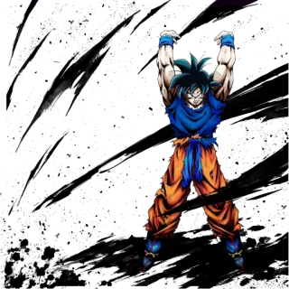 😇 009ea474 Goku Dragon Ball 悟空, ドラゴンボール, アニメ, 漫画, 超サイヤ人, 格闘, キャラクター telegram sticker