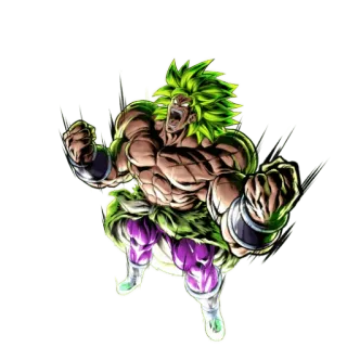🤯 0f8f14fe Broly Dragon Ball アニメ, ドラゴンボール, ブロリー, 超サイヤ人, 格闘, キャラクター telegram sticker