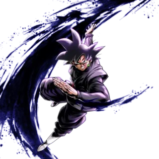 😈 2118e226 Goku Black Dragon Ball アニメ, ゴクウブラック, 超サイヤ人, ドラゴンボール, 悪役, キャラクター telegram sticker