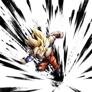 😤 bc956310 Goku Dragon Ball 悟空, ドラゴンボール, スーパーサイヤ人, アニメ, マンガ, 格闘, パワー, エネルギー telegram sticker