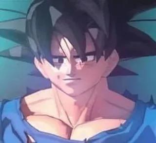 🙁 60527ad4 Goku Dragon Ball Аниме, Гоку, Драгон Болл, Боец, Супер Саян, Мультфильм, Японская анимация telegram sticker