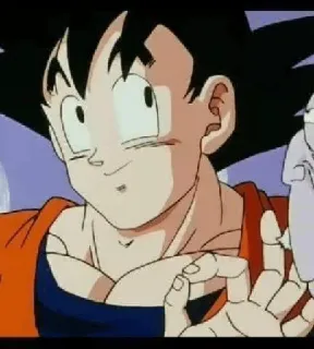 👌 70b0c099 Goku Dragon Ball Z Аниме, Dragon Ball Z, Гоку, Мультфильм telegram sticker