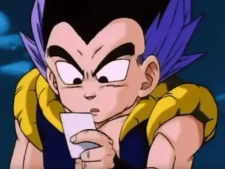 ❓ 87a4dbb4 Gotenks Dragon Ball Z Готенкс, Dragon Ball Z, аниме, мультфильм, слияние, сайян telegram sticker