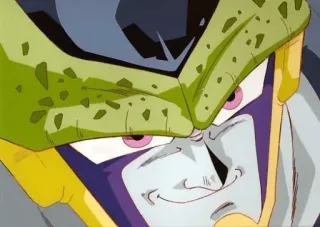 😏 f0aa995c Cell Dragon Ball Z Селл, Драгон Болл Зет, Аниме, Злодей, Андроид telegram sticker