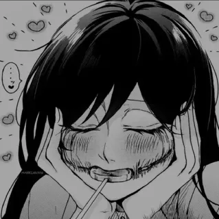 ▪️ a7db0893 Anime, Effrayant, Manga, Horreur, Coeurs whatsapp sticker