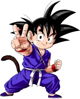 ☁ df1b8b4c Goku Dragon Ball アニメ, ドラゴンボール, 悟空, 子供, 漫画 telegram sticker