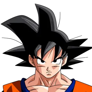 🙂 21a3f9de Goku Dragon Ball goku, dragon ball, anime, cartoni animati telegram sticker