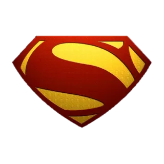 🔴 23fe3488 Superman super-héros, logo, DC Comics, Superman telegram sticker