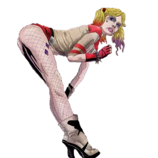 💃 31cd3e70 Harley Quinn harley quinn, dc comics, super-vilain, personnage de bande dessinée telegram sticker