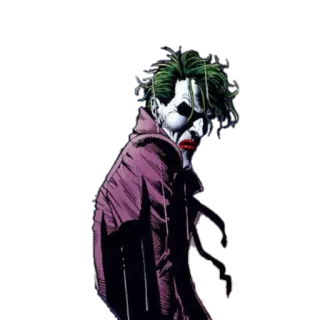 🃏 42f2e80b Joker Joker, DC Comics, méchant, bande dessinée, personnage telegram sticker