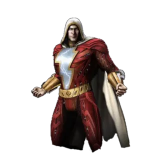 ⚡ 507c46da Shazam super-héros, bande dessinée, DC Comics, éclair, magie telegram sticker