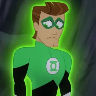 ✨ 8d0d1271 Green Lantern superheld, DC Comics, stripboek, cartoon, Justice League, Green Lantern telegram sticker