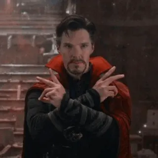 🕸 781e092b Doctor Strange Doctor Strange, marvel, superhero, magic, cape, sorcerer telegram sticker