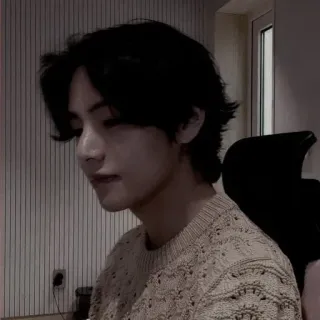 🕸 12cdab49 V K-Pop, BTS, Sänger, Promi, Idol, V telegram sticker