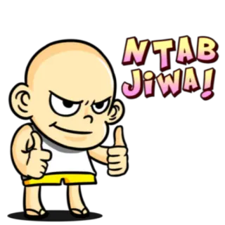 🚗 112ffe63 NTAB
Jiwa! cartoon, animatie, kind, duim omhoog telegram sticker